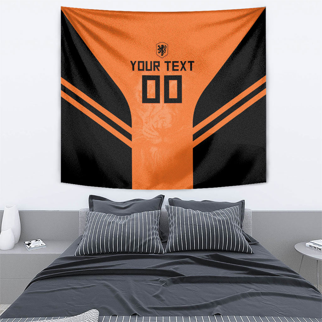 Custom Netherlands Football 2026 Tapestry Oranje Lion Special Style