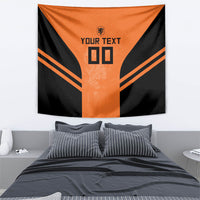 Custom Netherlands Football 2026 Tapestry Oranje Lion Special Style