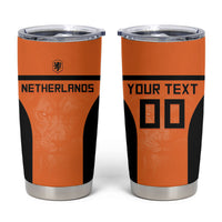 Custom Netherlands Football 2026 Tumbler Cup Oranje Lion Special Style