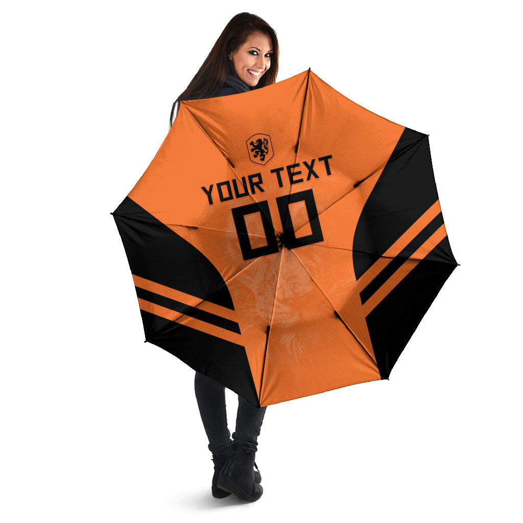 Custom Netherlands Football 2026 Umbrella Oranje Lion Special Style