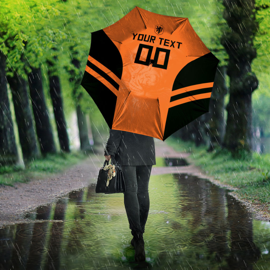 Custom Netherlands Football 2026 Umbrella Oranje Lion Special Style