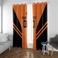 Custom Netherlands Football 2026 Window Curtain Oranje Lion Special Style