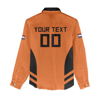 Custom Netherlands Football 2026 Women Casual Shirt Oranje Lion Special Style
