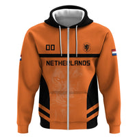 Custom Netherlands Football 2026 Zip Hoodie Oranje Lion Special Style