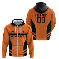 Custom Netherlands Football 2026 Zip Hoodie Oranje Lion Special Style