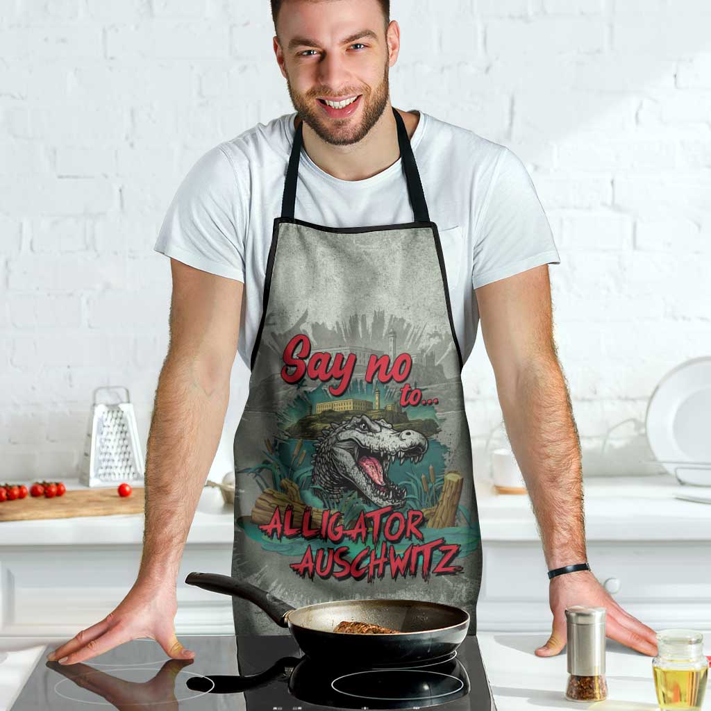 Say No To Alligator Auschwitz Apron - Wonder Print Shop