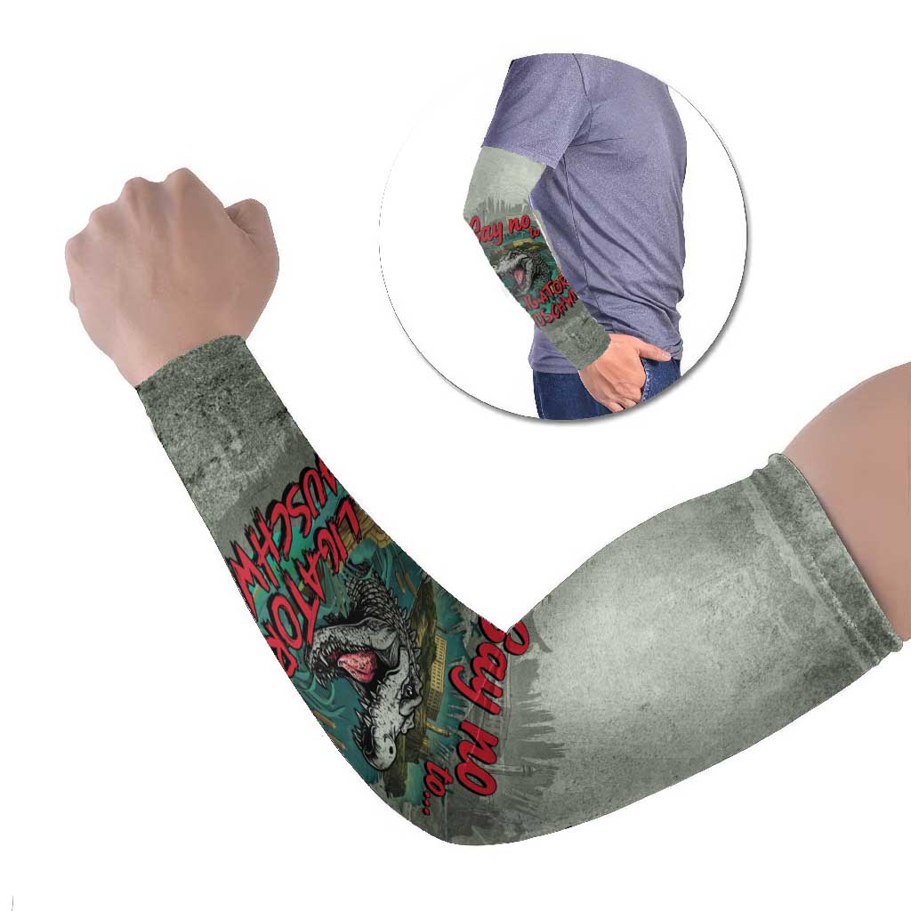 Say No To Alligator Auschwitz Arm Sleeves - Wonder Print Shop