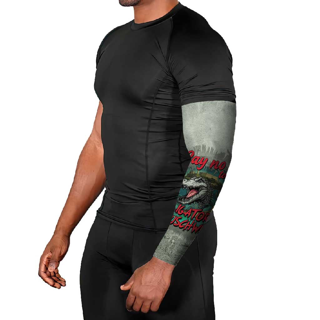 Say No To Alligator Auschwitz Arm Sleeves - Wonder Print Shop