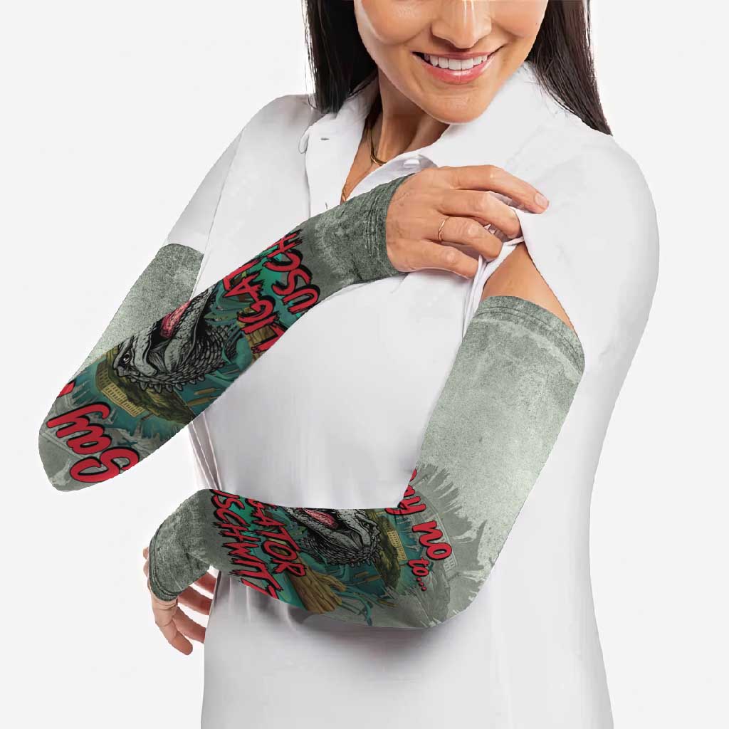 Say No To Alligator Auschwitz Arm Sleeves - Wonder Print Shop