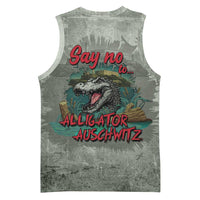 Say No To Alligator Auschwitz Basketball Jersey - Wonder Print Shop
