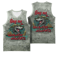 Say No To Alligator Auschwitz Basketball Jersey - Wonder Print Shop