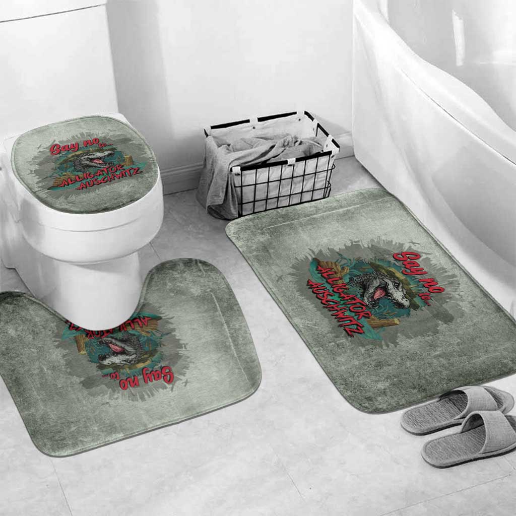Say No To Alligator Auschwitz Bathroom Set - Wonder Print Shop