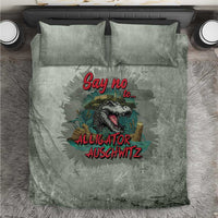 Say No To Alligator Auschwitz Bedding Set - Wonder Print Shop