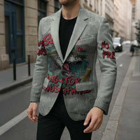 Say No To Alligator Auschwitz Blazer - Wonder Print Shop