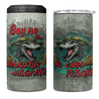 Say No To Alligator Auschwitz 4 in 1 Can Cooler Tumbler - Wonder Print Shop