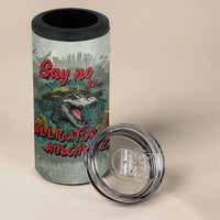 Say No To Alligator Auschwitz 4 in 1 Can Cooler Tumbler - Wonder Print Shop