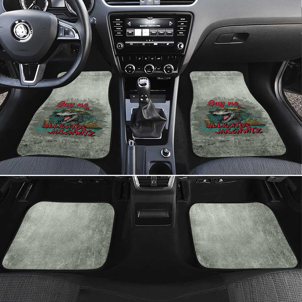 Say No To Alligator Auschwitz Car Mats - Wonder Print Shop