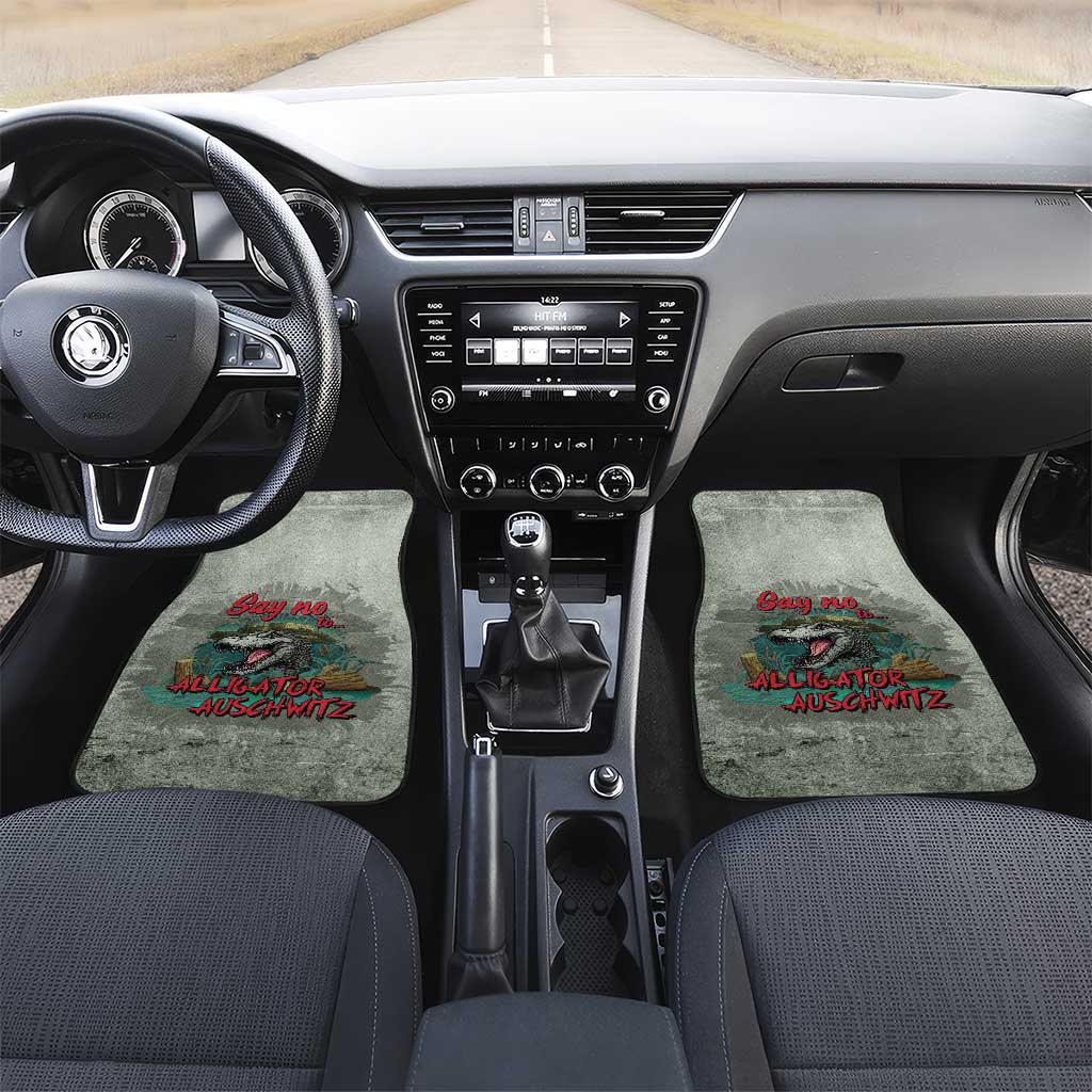 Say No To Alligator Auschwitz Car Mats - Wonder Print Shop