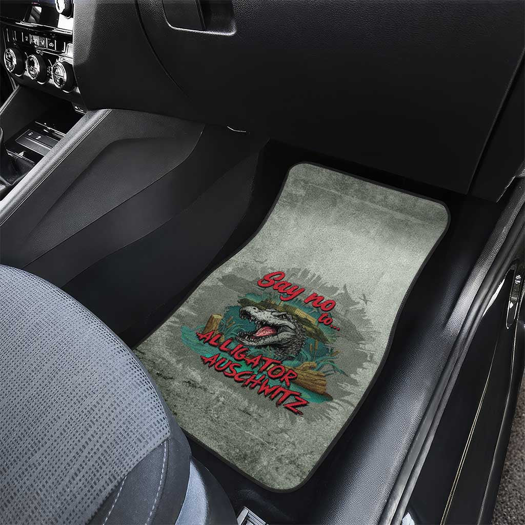Say No To Alligator Auschwitz Car Mats - Wonder Print Shop