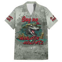 Say No To Alligator Auschwitz Hawaiian Shirt - Wonder Print Shop