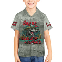 Say No To Alligator Auschwitz Hawaiian Shirt - Wonder Print Shop