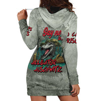 Say No To Alligator Auschwitz Hoodie Dress - Wonder Print Shop