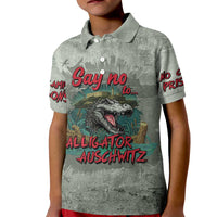 Say No To Alligator Auschwitz Kid Polo Shirt - Wonder Print Shop