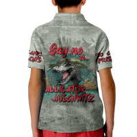 Say No To Alligator Auschwitz Kid Polo Shirt - Wonder Print Shop