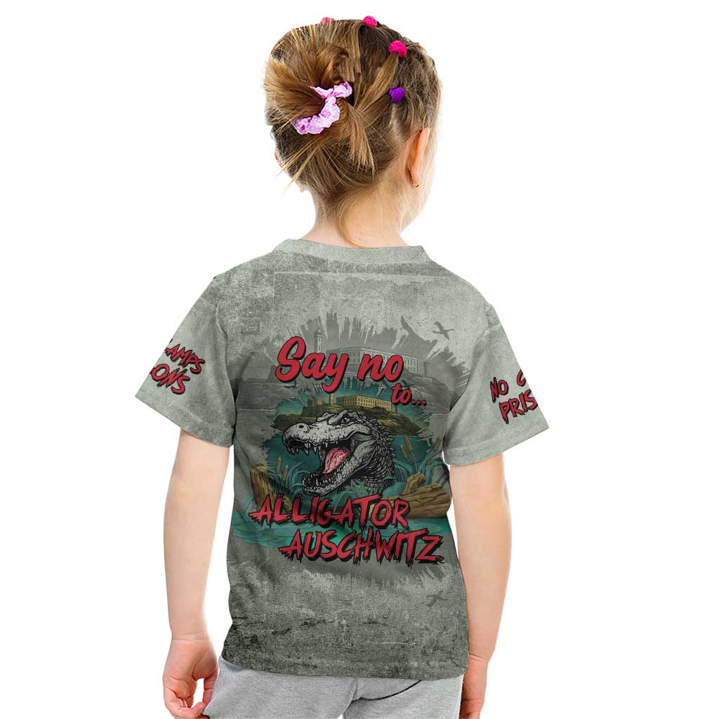 Say No To Alligator Auschwitz Kid T Shirt - Wonder Print Shop