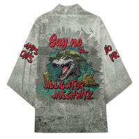 Say No To Alligator Auschwitz Kimono - Wonder Print Shop