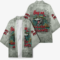 Say No To Alligator Auschwitz Kimono - Wonder Print Shop