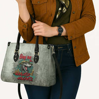 Say No To Alligator Auschwitz Leather Bag - Wonder Print Shop