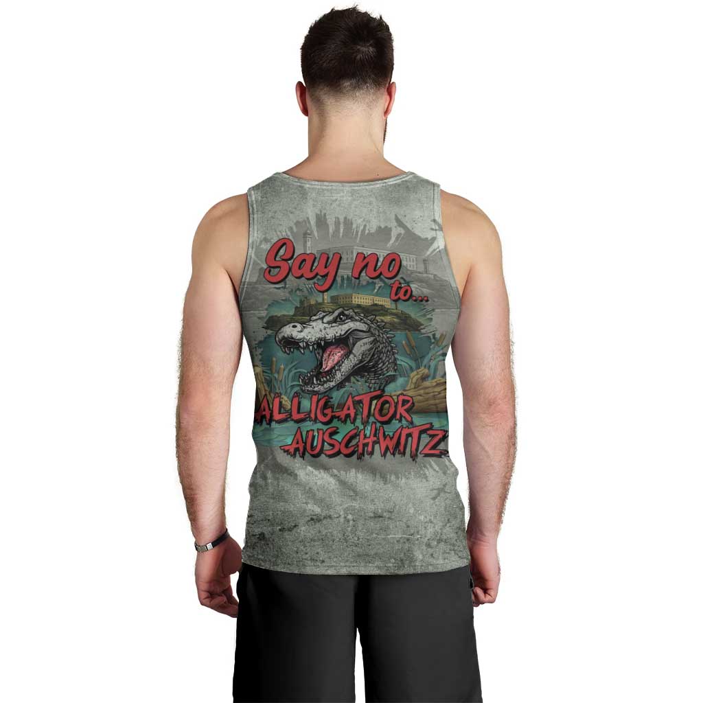 Say No To Alligator Auschwitz Men Tank Top - Wonder Print Shop