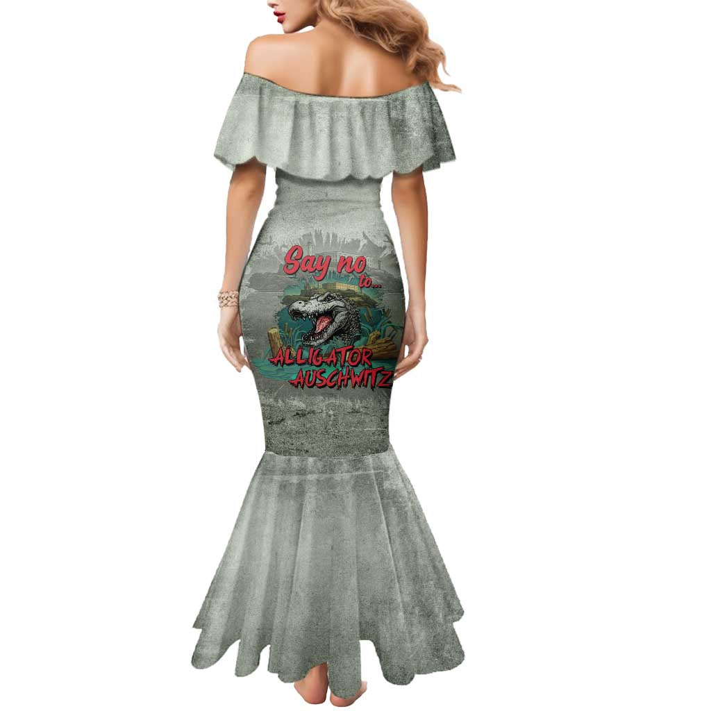 Say No To Alligator Auschwitz Mermaid Dress - Wonder Print Shop