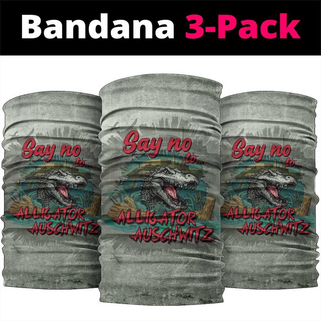 Say No To Alligator Auschwitz Neck Gaiter - Wonder Print Shop