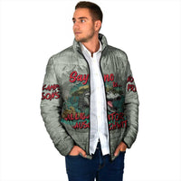 Say No To Alligator Auschwitz Padded Jacket - Wonder Print Shop