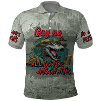 Say No To Alligator Auschwitz Polo Shirt - Wonder Print Shop
