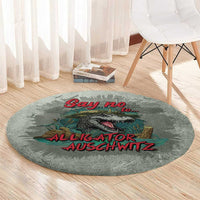 Say No To Alligator Auschwitz Round Carpet - Wonder Print Shop