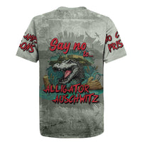 Say No To Alligator Auschwitz Rugby Jersey - Wonder Print Shop