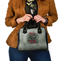 Say No To Alligator Auschwitz Shoulder Handbag - Wonder Print Shop