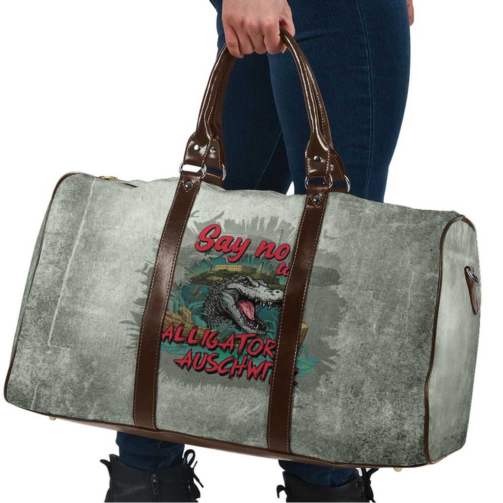 Say No To Alligator Auschwitz Travel Bag - Wonder Print Shop