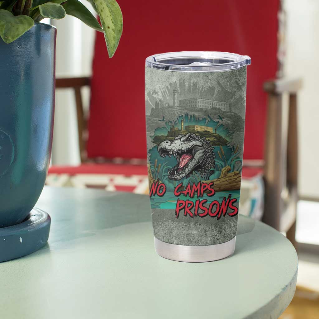 Say No To Alligator Auschwitz Tumbler Cup - Wonder Print Shop