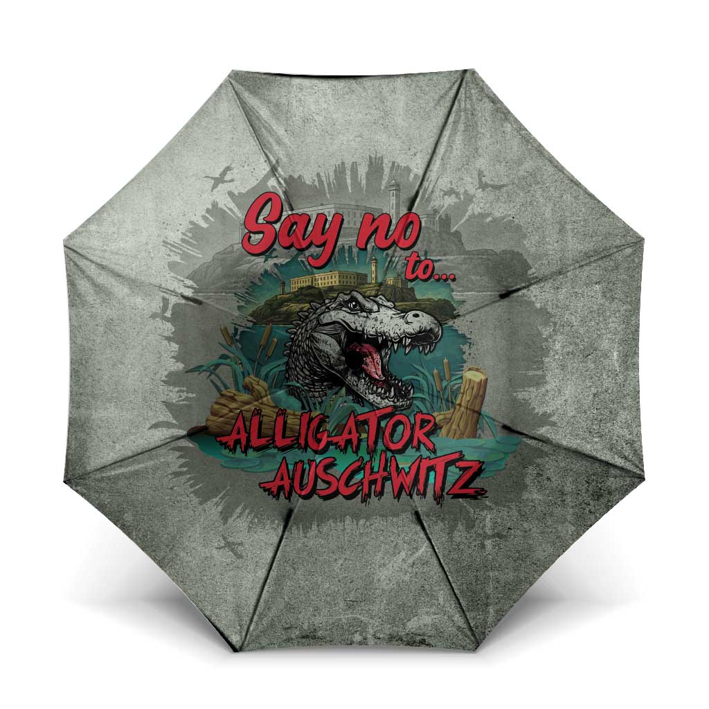 Say No To Alligator Auschwitz Umbrella - Wonder Print Shop