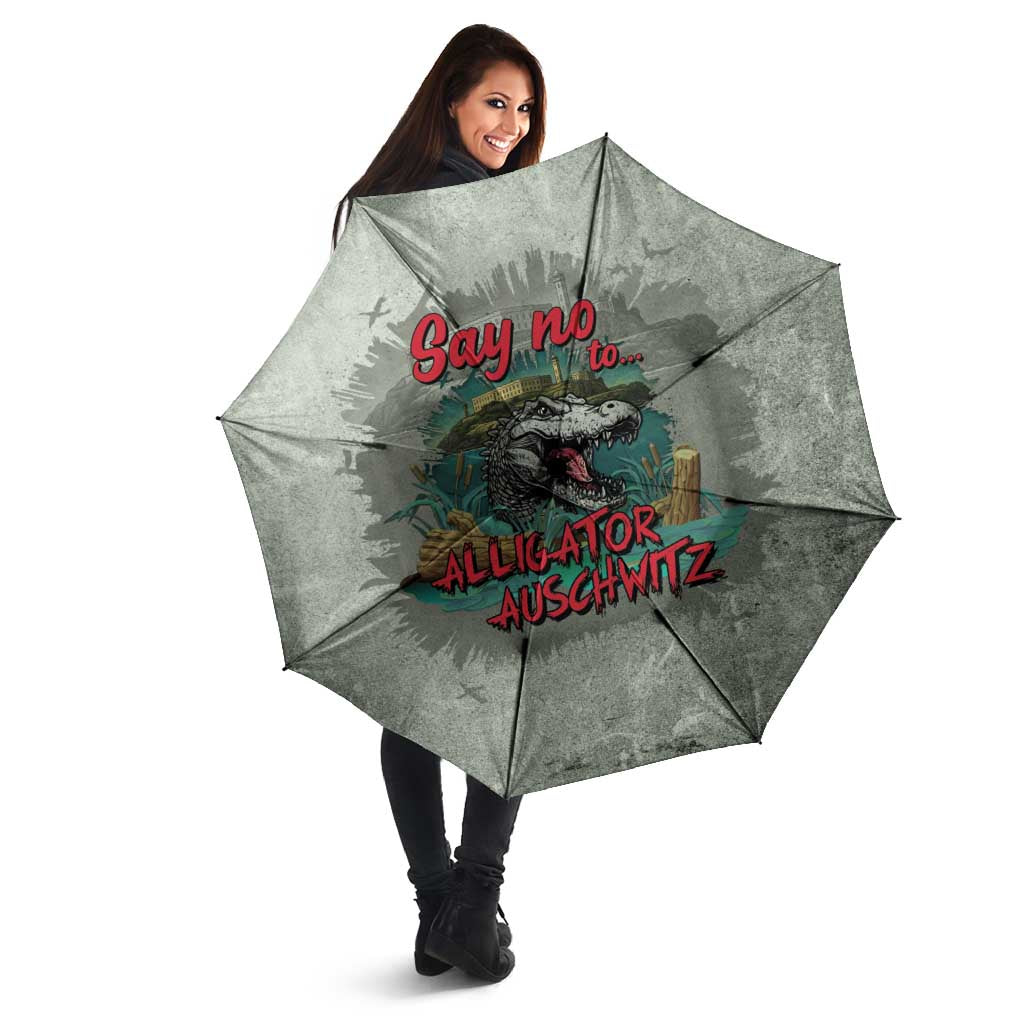 Say No To Alligator Auschwitz Umbrella - Wonder Print Shop