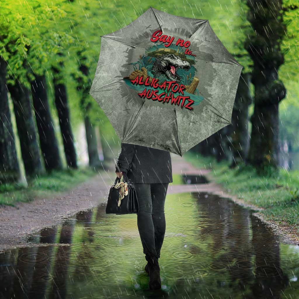 Say No To Alligator Auschwitz Umbrella - Wonder Print Shop