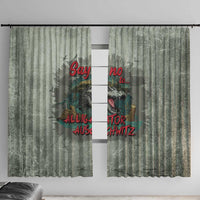 Say No To Alligator Auschwitz Window Curtain - Wonder Print Shop