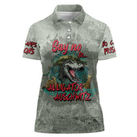 Say No To Alligator Auschwitz Women Polo Shirt - Wonder Print Shop
