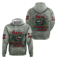 Say No To Alligator Auschwitz Zip Hoodie - Wonder Print Shop