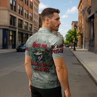 Say No To Alligator Auschwitz Zipper Polo Shirt - Wonder Print Shop