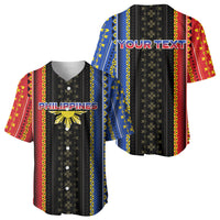 Personalised Philippines Filipinos Baseball Jersey Igorot Tribal Inspiration Pattern Style